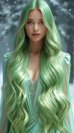 Mint Green Hair