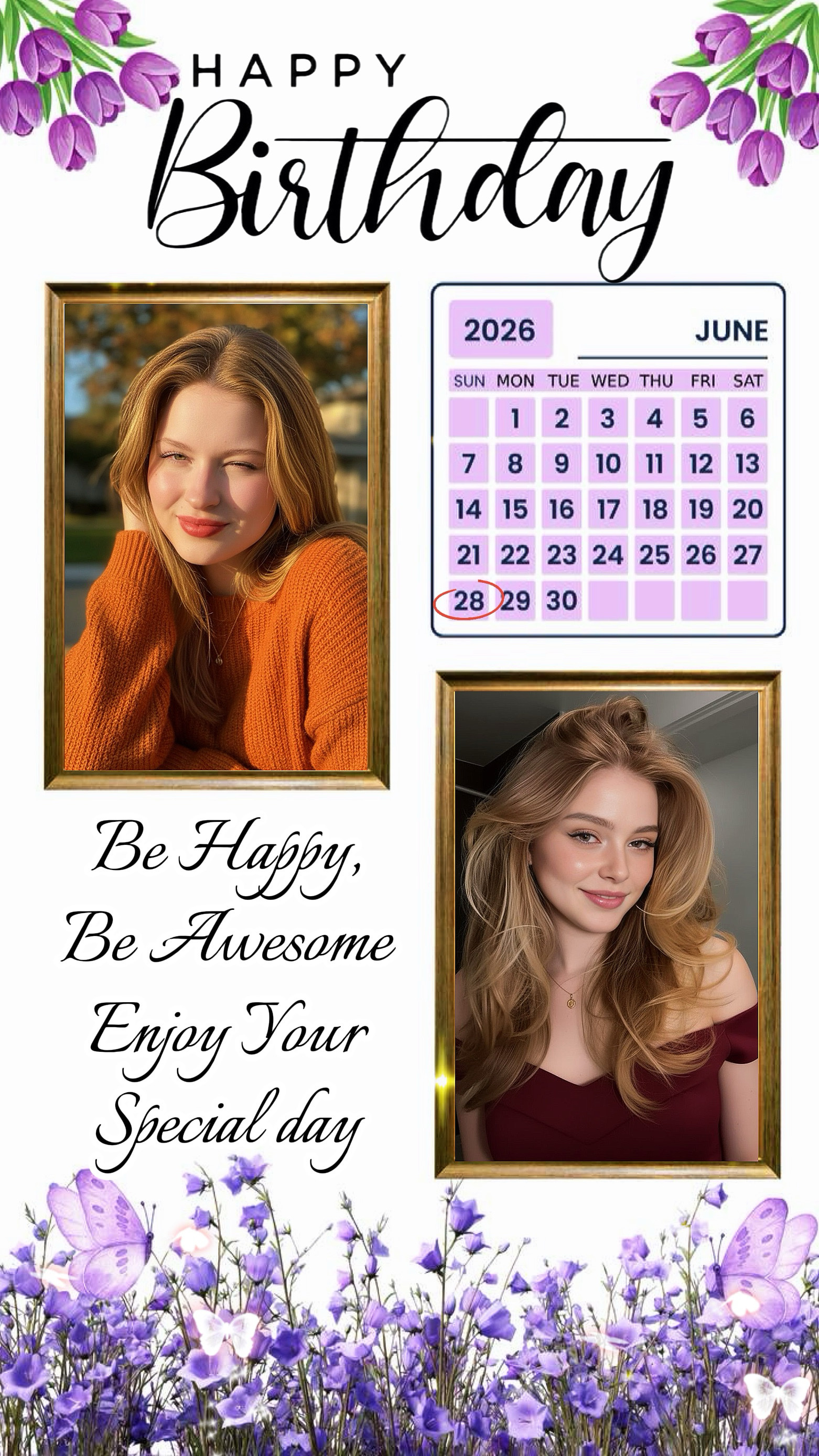 28 JUNE birthday 