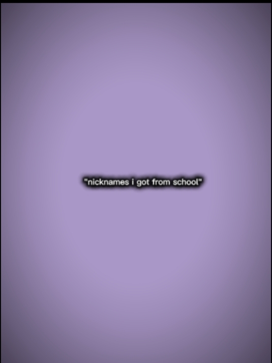 Spitznamen haben Schule