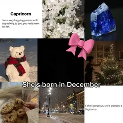 Shes born in Dec❄️💞