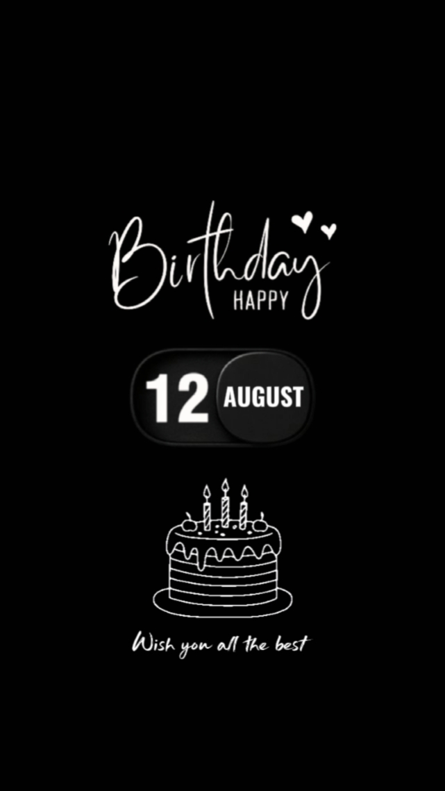 ULANG TAHUN 12 AGUSTUS 