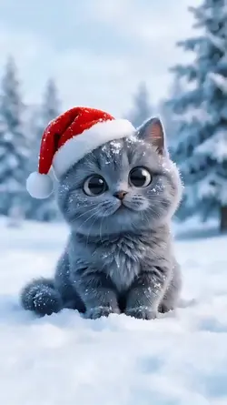 Snow Cat Love