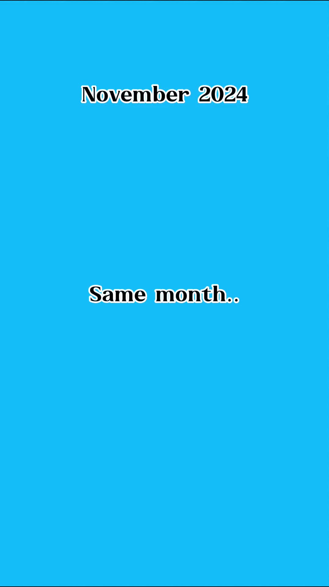 same month