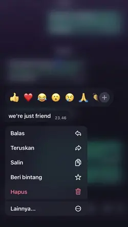 we're just friend