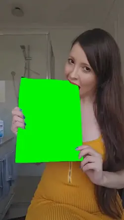 girl eating paper