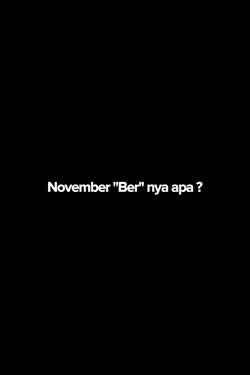 November Ber nya apa