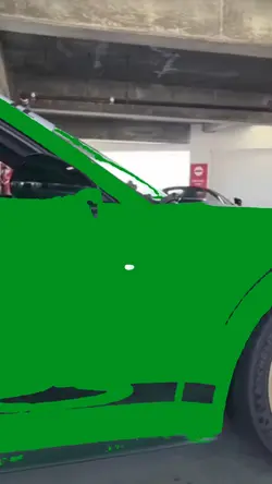porsche Green screen