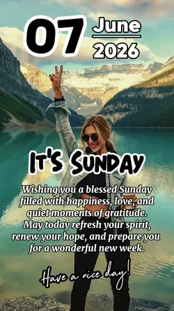 It's Sunday