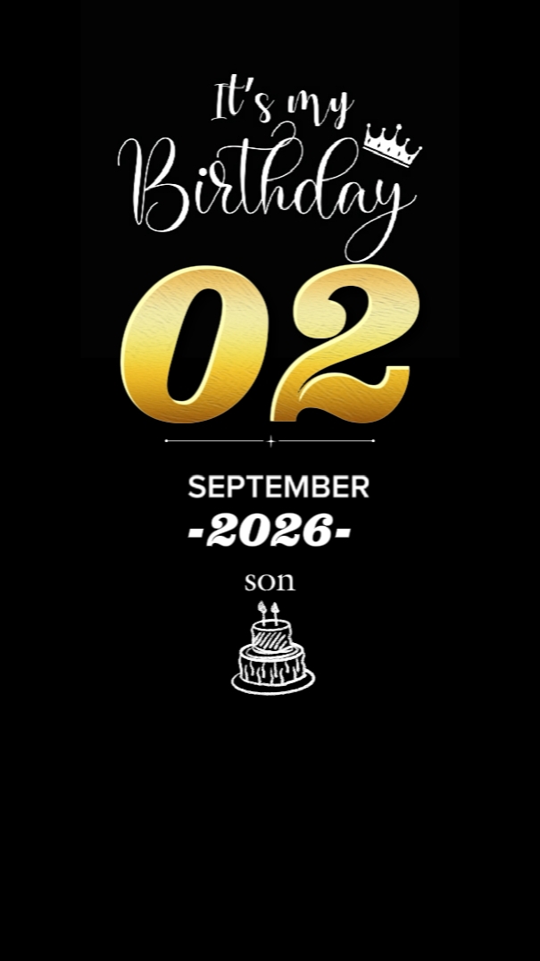 BDAY SON 02 SEPTEMBE