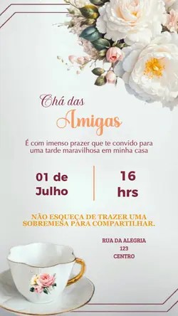 CHÁ DAS AMIGAS