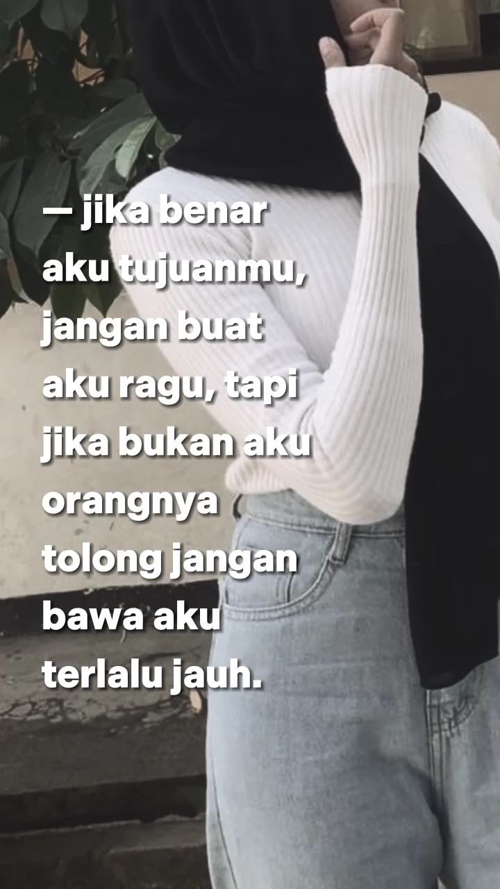 jika benar tujuanmu