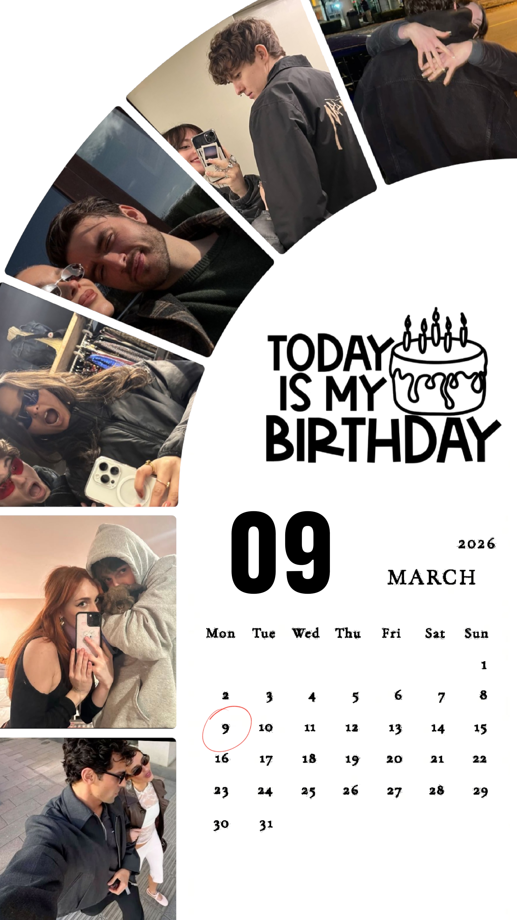 09 de marzo cumpleaños
