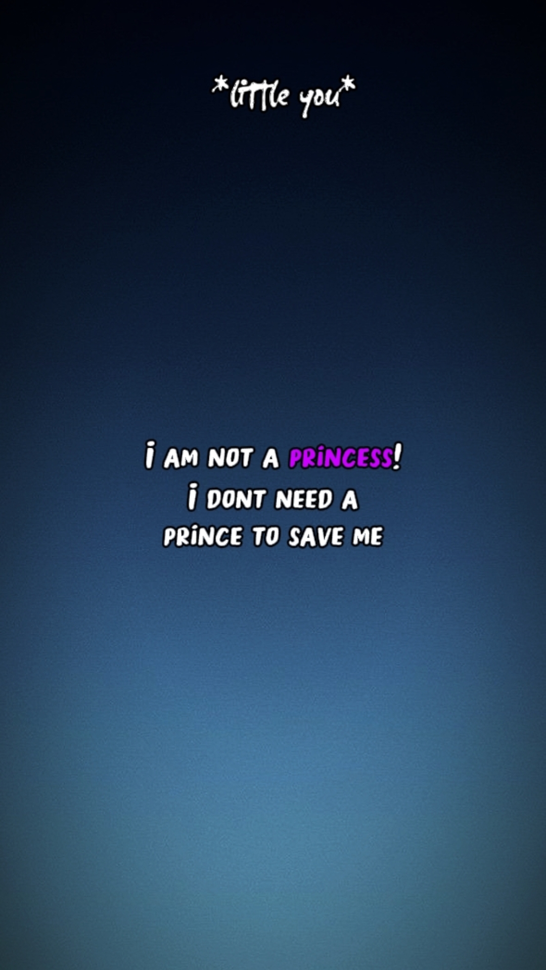Eu não sou uma princesa