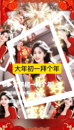 大年初一拜个年