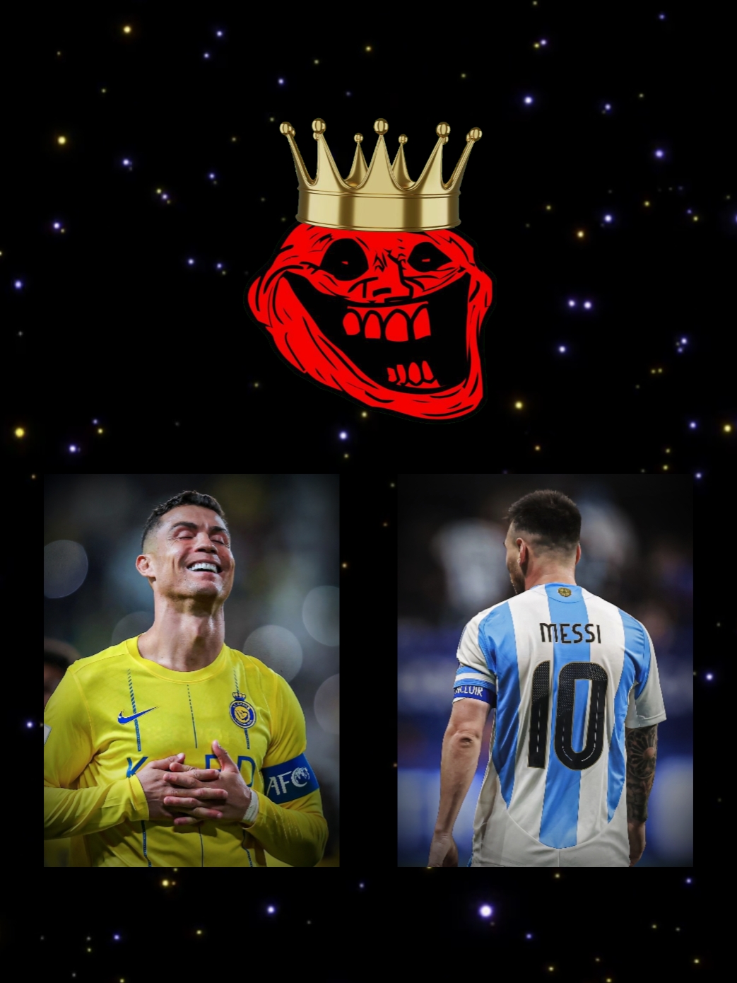 Troll face king GOAT
