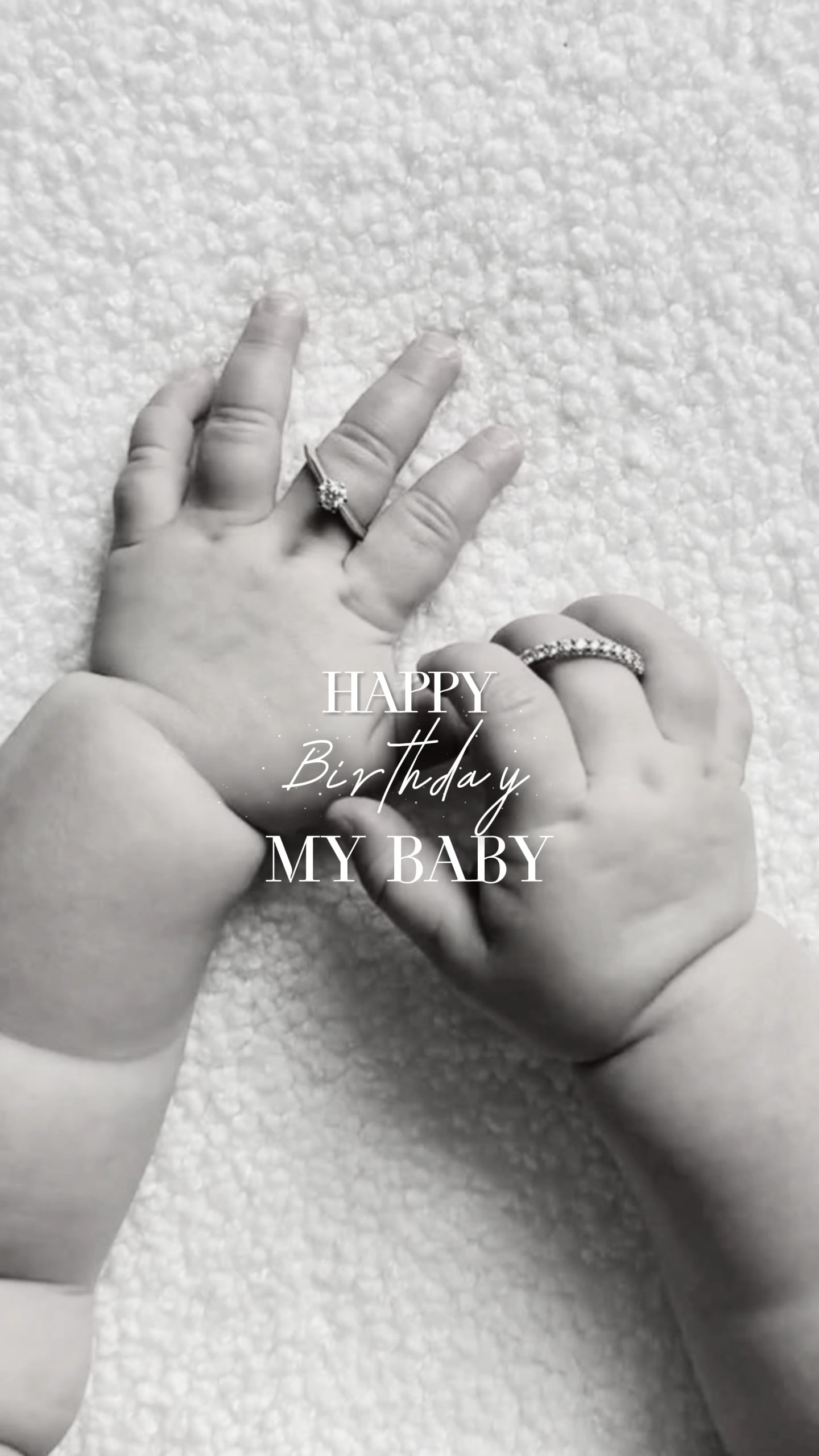 Joyeux anniversaire bébé 