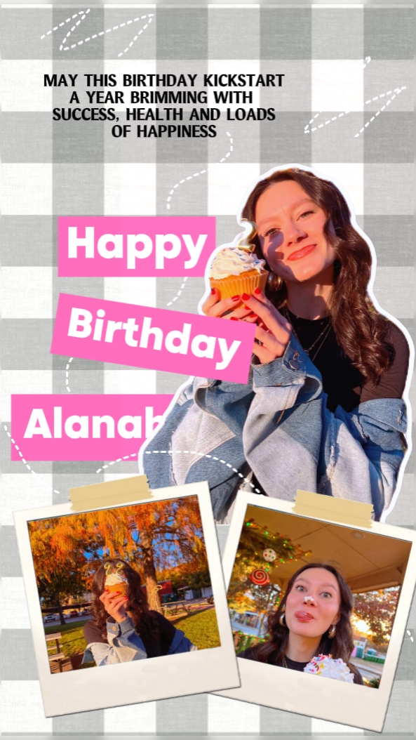 Polaroid de aniversário