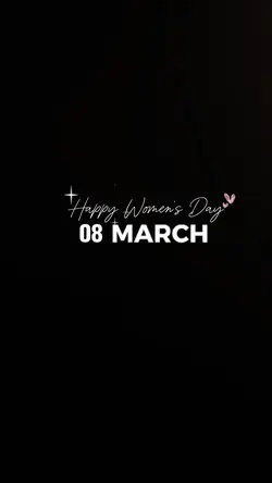 HAPPY WOMEN'S DAY...
