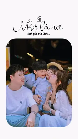 Mẫu gia đình 8 ảnh 