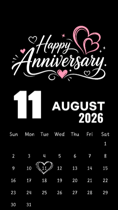 ANNIVERSARY 11 AUG