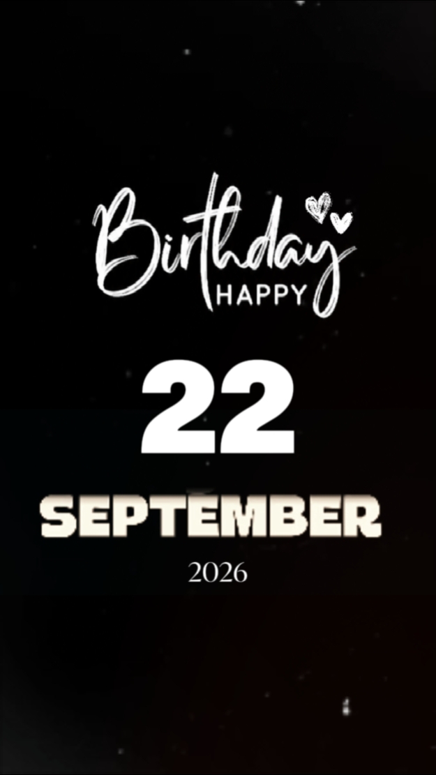 hbd 22 September