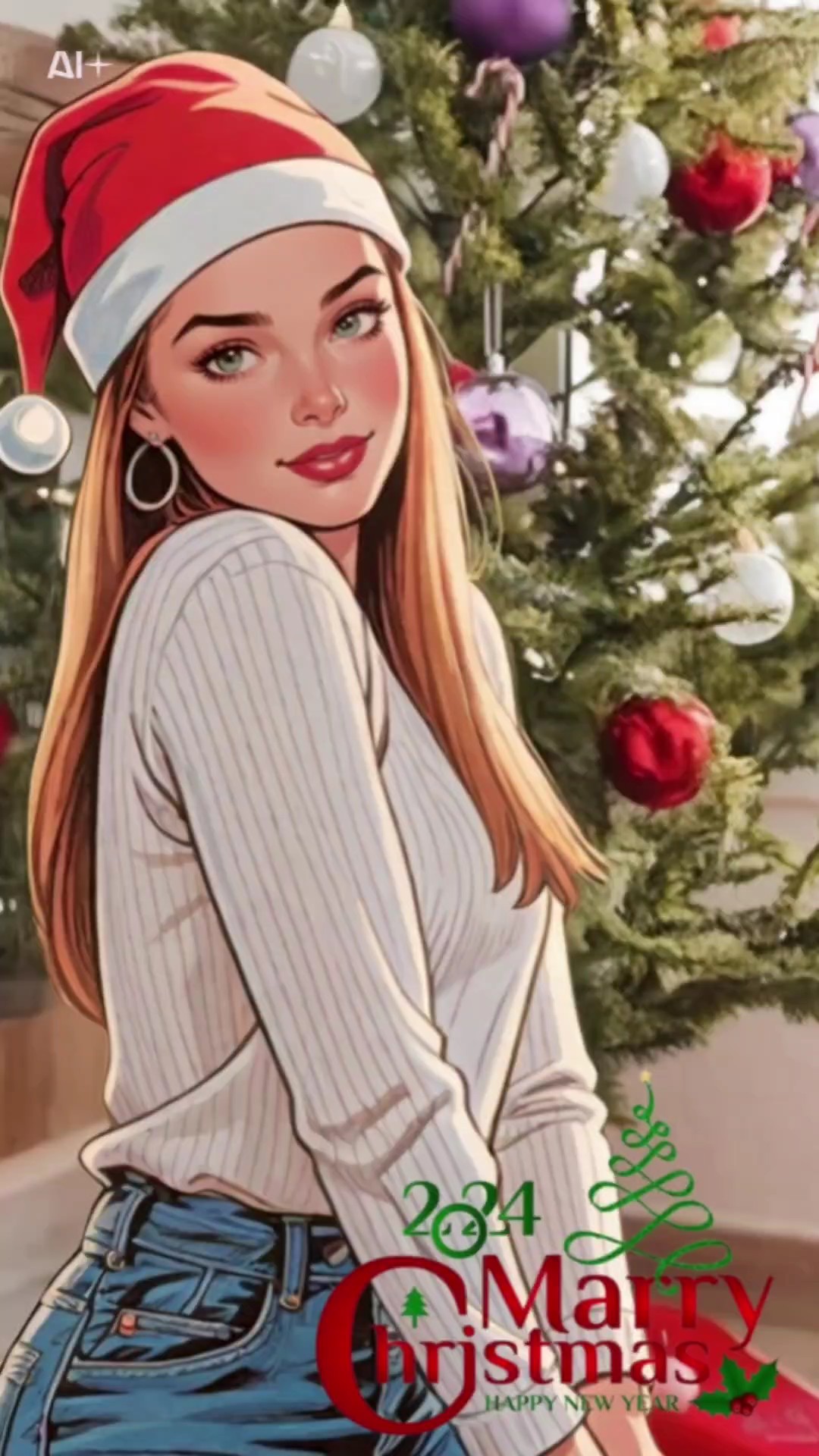 AI Cartoon Christmas