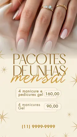 Pacote Mensal 💅