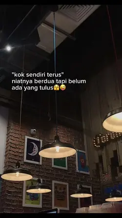 kok sendiri terus