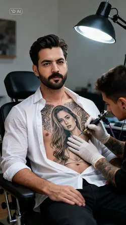 Female tattoo viral
