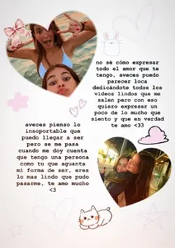 Carta mejor amiga 