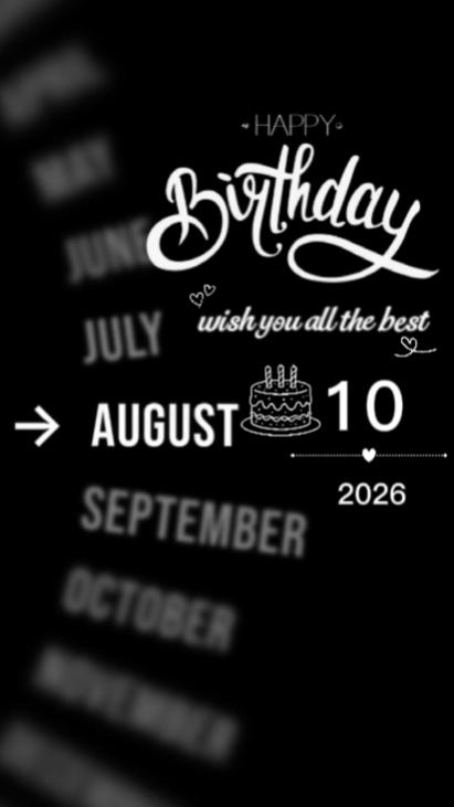 Birthday best f10Aug