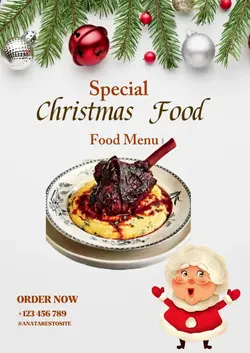 CHRISTMAS FOOD MENU