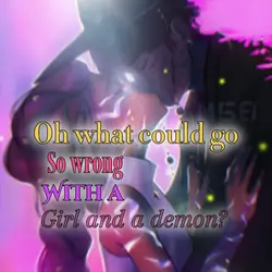 Girl and a demon 🤩