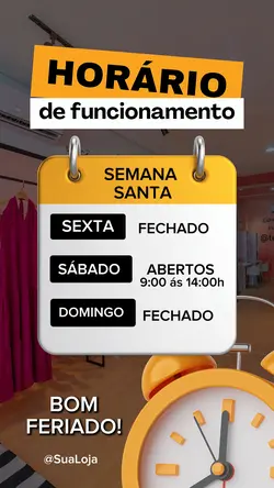 HORÁRIO ESPECIAL