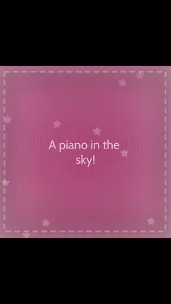 A piano in the sky..