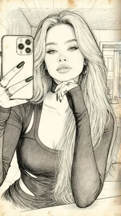 drawn pencil comic