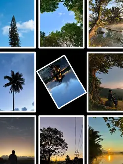 9Pic White Frame