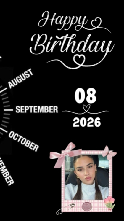 BIRTHDAY 8 SEPTEMBER