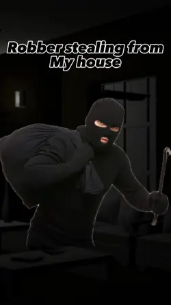 robber stealing from