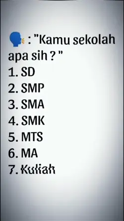 kmu kelas berapa
