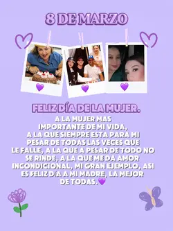 Feliz día mamá.💜