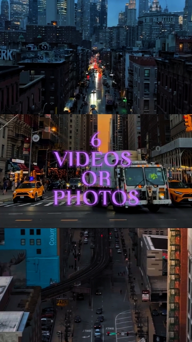 6 VIDÉOS OU PHOTOS 