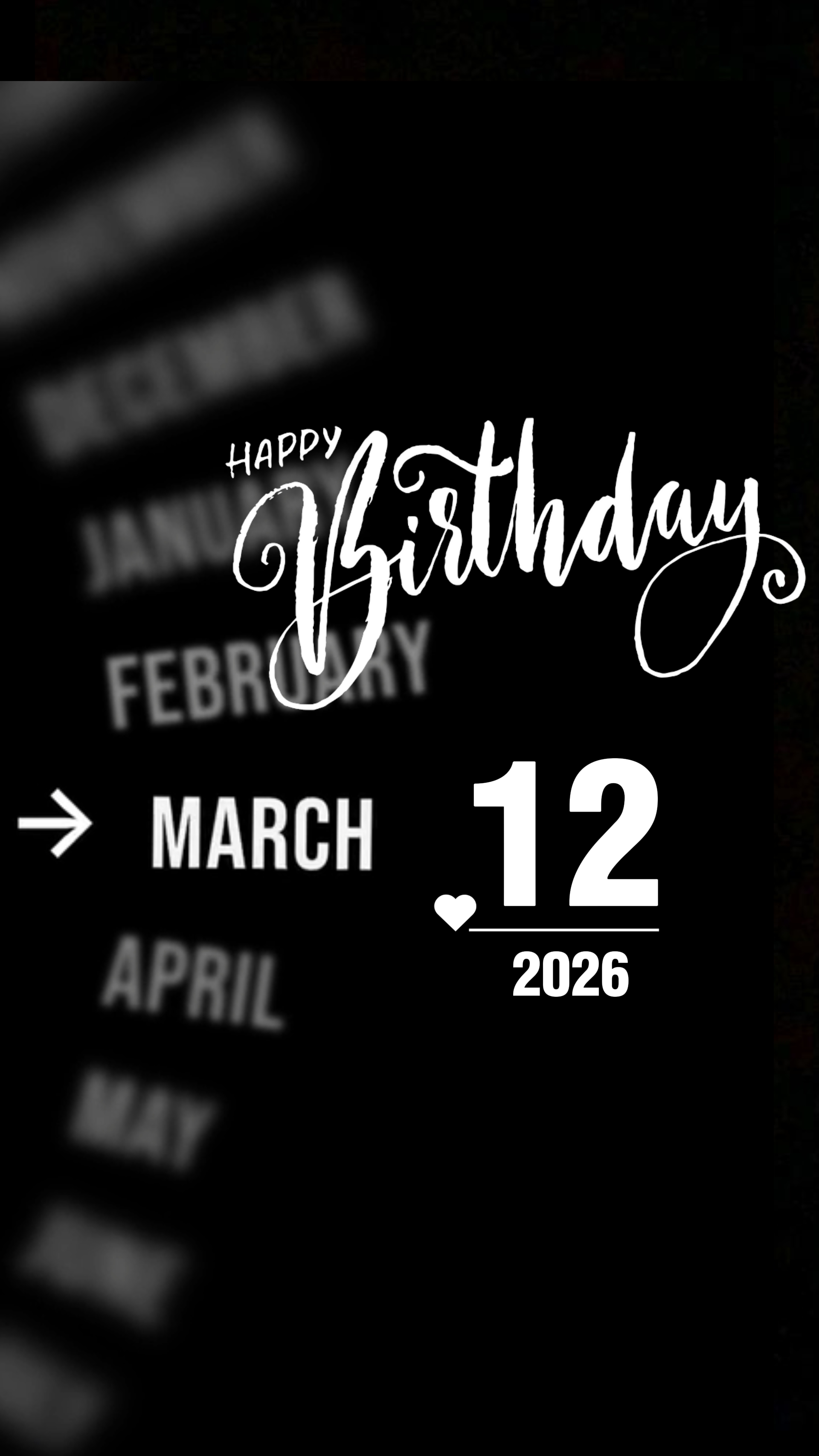 HBD 12 MARCH 2026