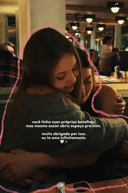 obrigada por existir