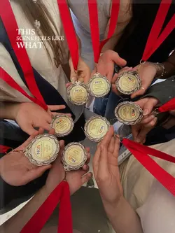 flexing medal