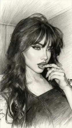 Pencil painting