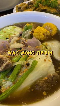 wag magtipid sa food