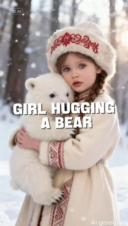 Una hermosa niña jov