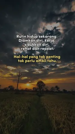 RUTIN HIDUP SEKARANG