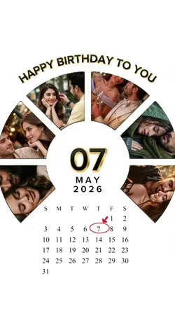 BIRTHDAY 7th MAY